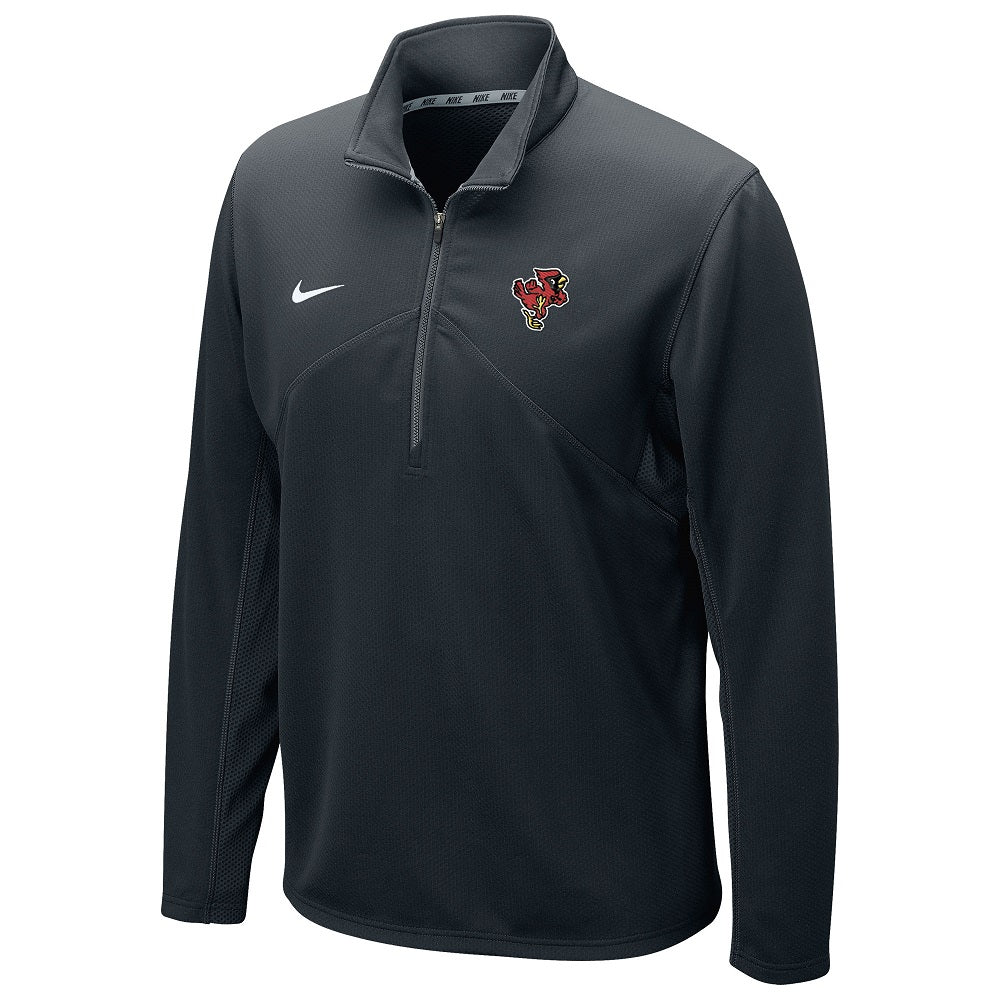 BSU Cardinals Nike Men's Dancin' Charlie 1/4 Zip Black / M