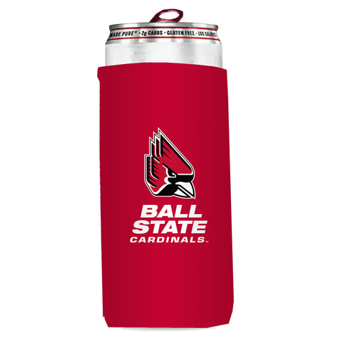BSU Cardinals Red Slim Can Coozie