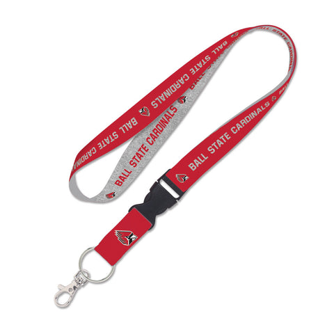 BSU Cardinals Red/Grey Lanyard