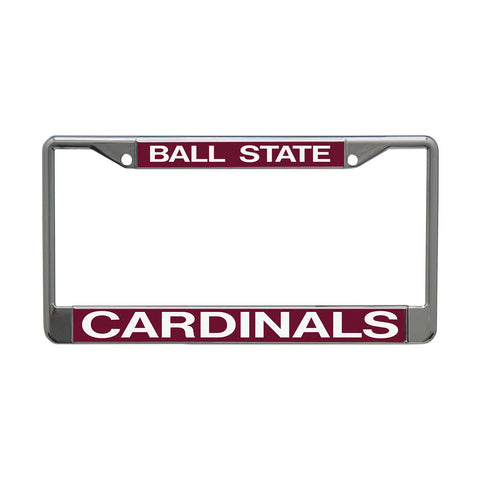 BSU Cardinals Red/White License Plate Frame