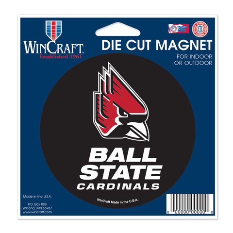 BSU Cardinals Round Magnet