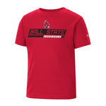 BSU Cardinals Toddler Athletic Stripe Tee