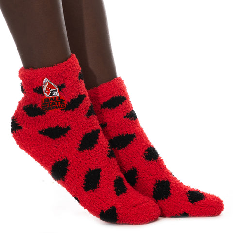 BSU Cardinals Women's Dot Sock