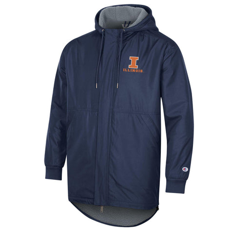 Illinois Fighting Illini Champion Men's Sherpa Lined Stadium Jacket