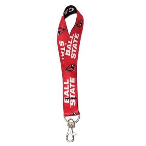 BSU Cardinals Lanyard Keystrap