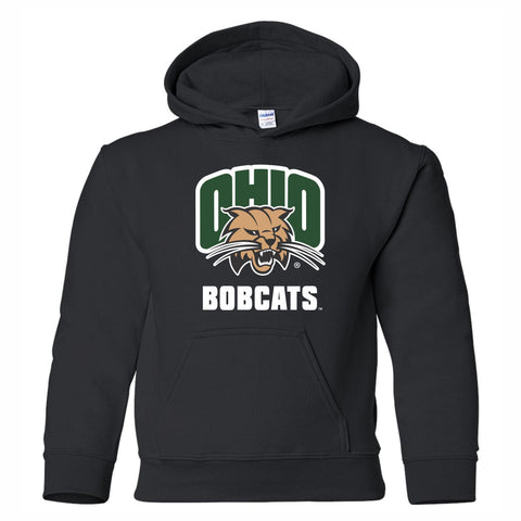 Ohio University Youth Attack Cat Black Hoodie