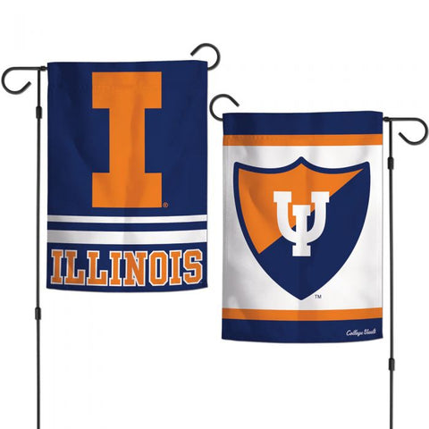 Briarwood Lane Illinois Fighting Illini Garden Flag NCAA Licensed 12.5 x  18