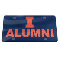 Illinois Fighting Illini Alumni License Plate
