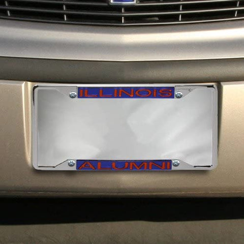 Illinois Fighting Illini Alumni License Plate Frame