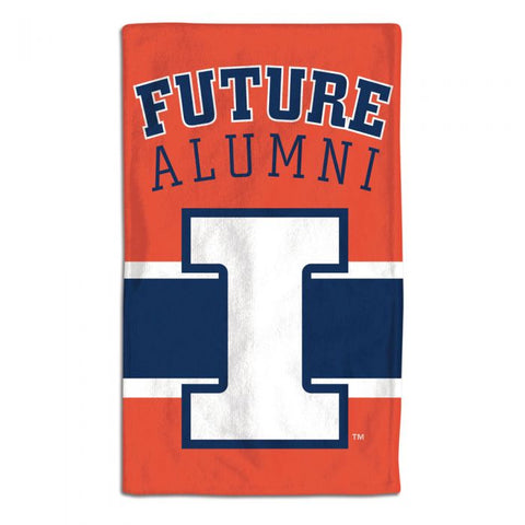 Illinois Fighting Illini Future Alumni Baby Burp Cloth