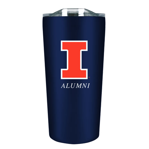 Illinois Fighting Illini Block I Alumni 18oz Navy Tumbler