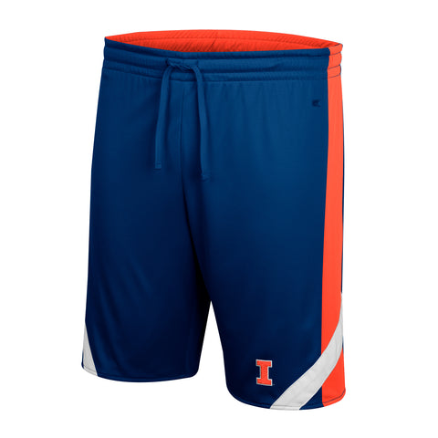 Illinois Fighting Illini Block I Reversible Shorts