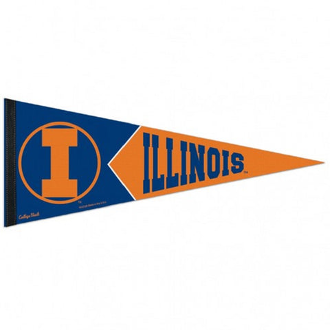 Illinois Fighting Illini Circle I Flag Pennant