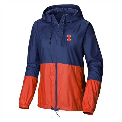 Illinois Fighting Illini Columbia Women's Flash Forward Windbreaker