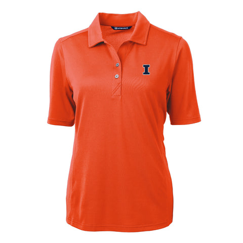 Illinois Fighting Illini Cutter &amp; Buck Ladies Virtue Polo