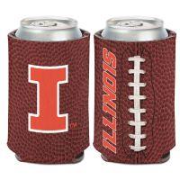 Illinois Fighting Illini Foam Football Can Coozie