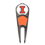 ILLINOIS FIGHTING ILLINI GOLF BALL MARK REPAIR TOOL