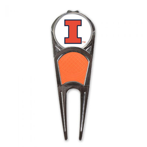 ILLINOIS FIGHTING ILLINI GOLF BALL MARK REPAIR TOOL