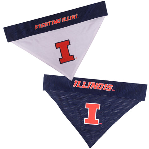 Illinois Fighting Illini Home and Away Pet Bandana