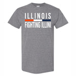 Illinois Fighting Illini Illinois Bar Tee