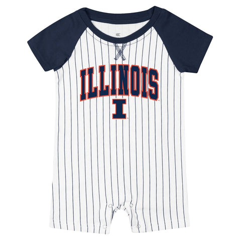Illinois Fighting Illini Infant Baseball Romper
