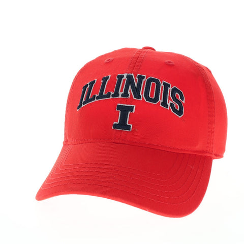 Desert Cactus University Of Illinois Fighting Illini Baseball Cap - Adjustable Cloth Strap, Orange - View #4