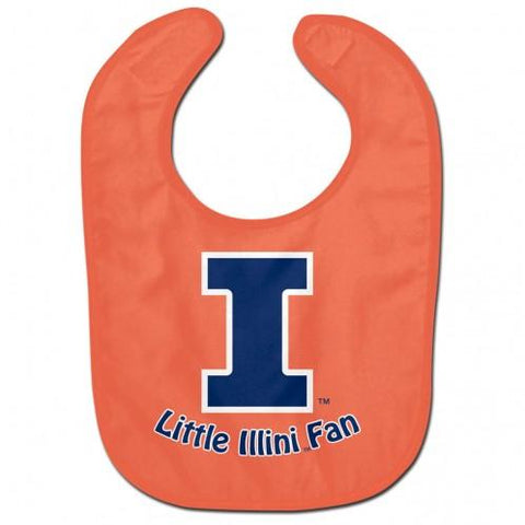 Illinois Fighting Illini Little Baby Bib