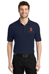 Illinois Fighting Illini Marching Men's Silk Touch Polo