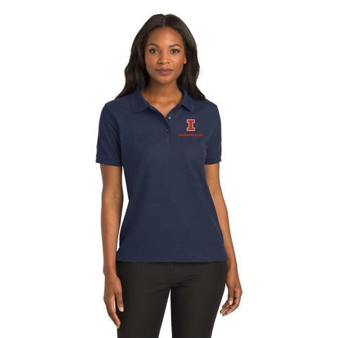 Illinois Fighting Illini Marching Women's Silk Touch Polo