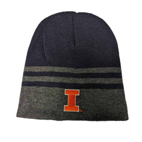 Illinois Fighting Illini Navy Charcoal Beanie