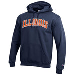 Illinois Fighting Illini Navy Powerblend Hooded Sweatshirt