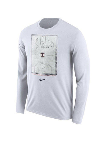 Illinois Fighting Illini Nike Basketball Court T-Shirt