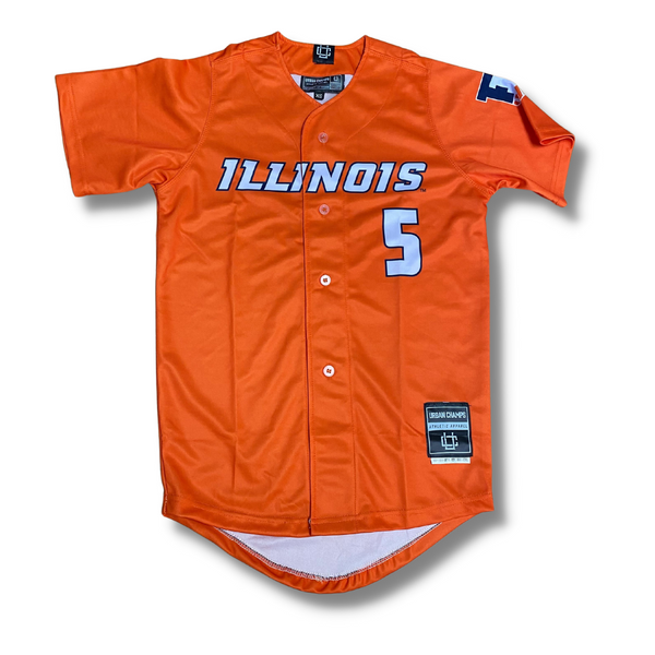 orange baseball jersey