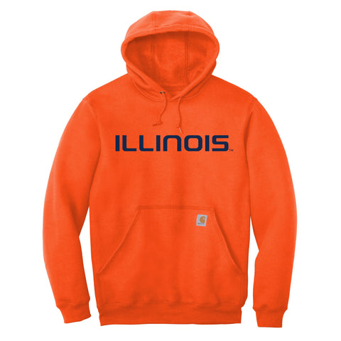 Illinois Fighting Illini Orange Carhartt Hood