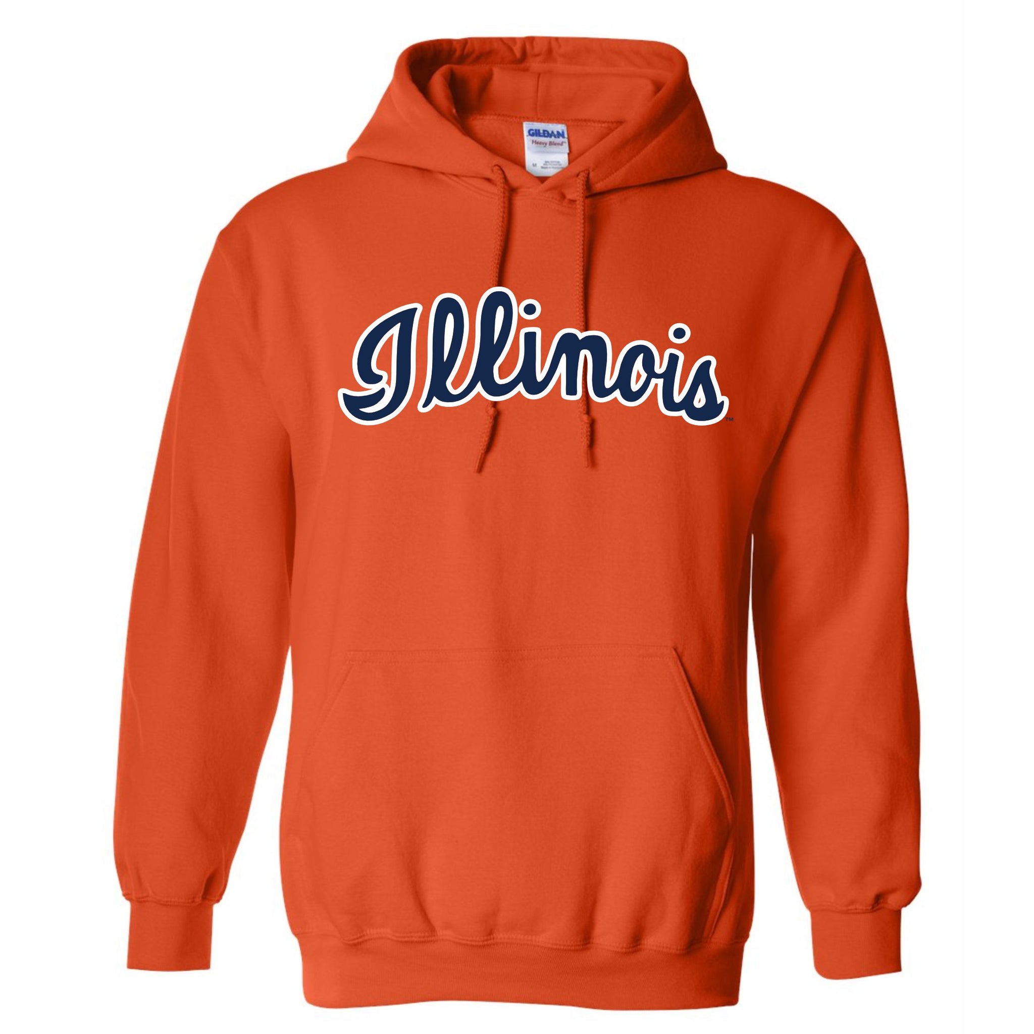 Illinois Fighting Illini Orange Script Hoodie – Gameday Spirit