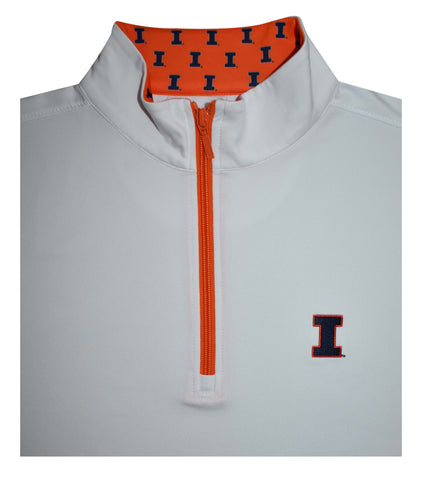 Illinois Fighting Illini Performance Luxury Quarter Zip by Horn Legend