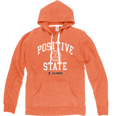 Illinois Fighting Illini Positive State Hooded Sweatshirt by Life is Good