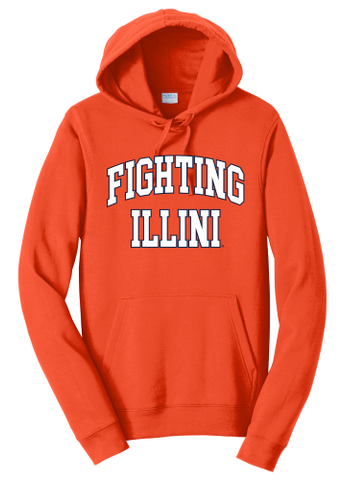 Illinois Fighting Illini Stacked Retro Fighting Illini Hoodie
