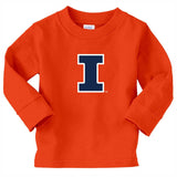 Illinois Fighting Illini Toddler Block I Long Sleeve