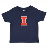 Illinois Fighting Illini Toddler Block I Short Sleeve T-Shirt