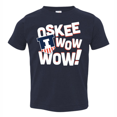 Illinois Fighting Illini Toddler ' Oskee Wow Wow' Tee