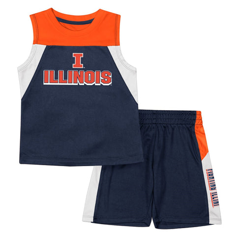 Illinois Fighting Illini Toddler Tank/ Shorts Set