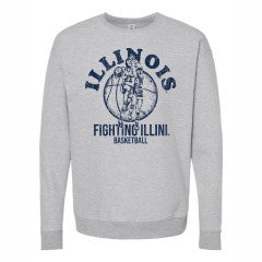 Illinois Fighting Illini Vintage Basketball Crew