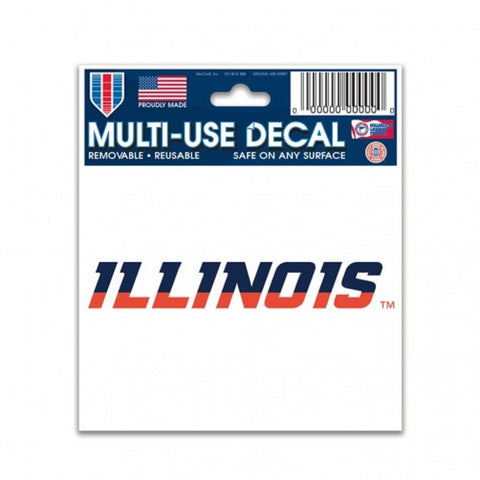 Illinois Fighting Illini 2-Color Decal