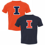 Illinois Fighting Illini Youth Block I Short Sleeve T-Shirt