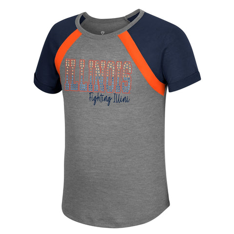Illinois Fighting Illini Youth Dazzled Spotlight Tee
