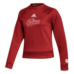 Indiana Hoosier Adidas Women's Stadium Crewneck Sweatshirt