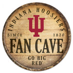 Indiana Hoosiers 14" Fan Cave Wooden Sign