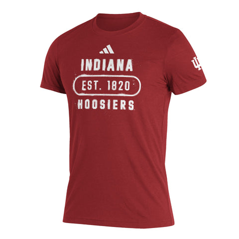 Indiana Hoosiers Adidas Blend Short-Sleeve T-Shirt