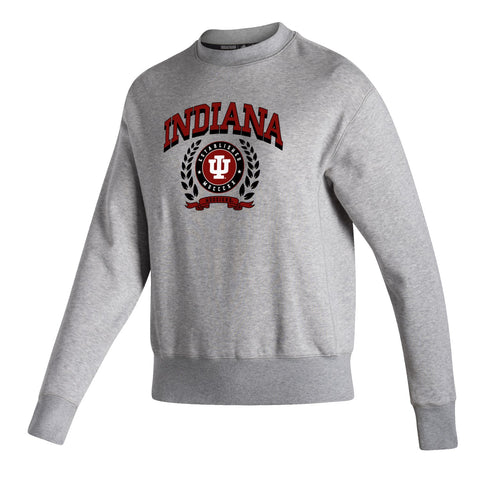 INDIANA HOOSIERS ADIDAS VINTAGE CREW SWEATSHIRT